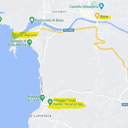 Vista Mare Con Terrazza Bosa Turas